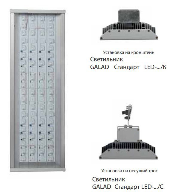 Светильник GALAD Стандарт LED-100-ШО/С