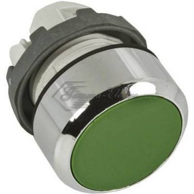 Кнопка MP1-21G зеленая (только корпус) с подсветкой без фиксации