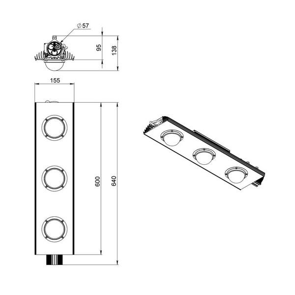Светильник Магистраль v2.0 250 3000К 140x85°