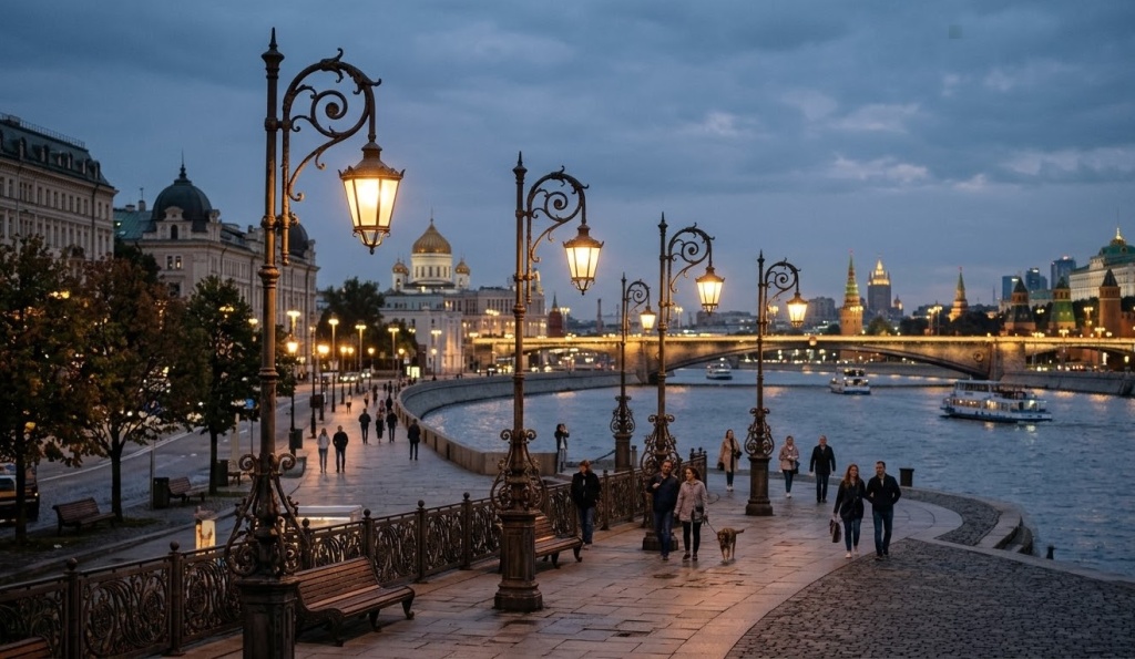 Декоративные опоры свещения особенно эффектны на набережной.jpg