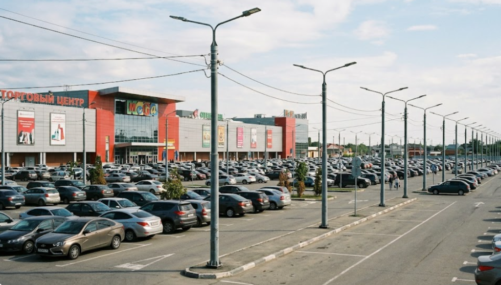 Опоры одной высоты визуально разделяют пространство, формируя характерные секции.png