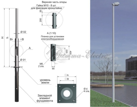 Опора ОТф-3,0-ц