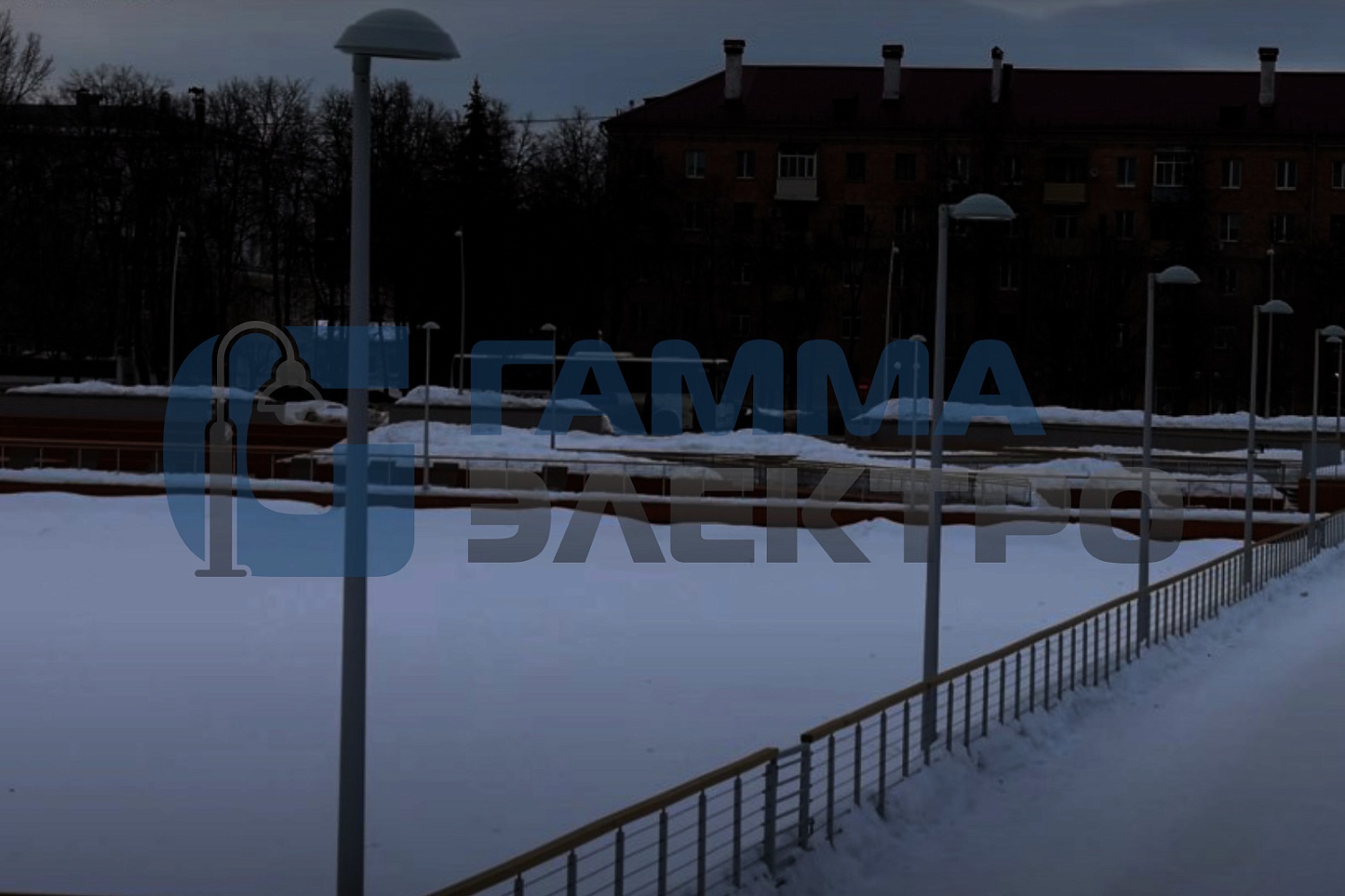 Электросталь, Наружное освещение парковой территории СК "Кристал"