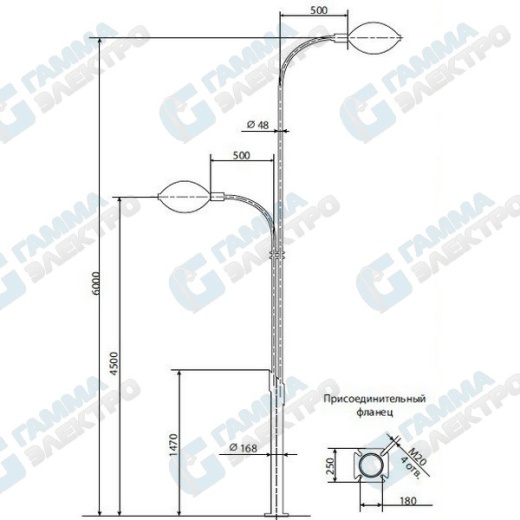 Опора декоративная ТАНС.14.003.000 (ОД-2-6-52) "Экслибрис"-цл