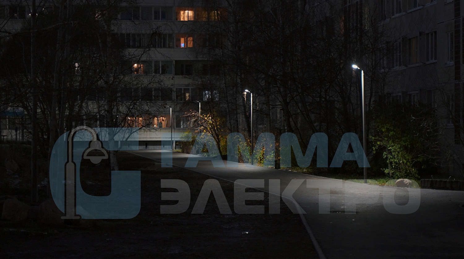 Комплексное освещение дворовой территории, Сосновый Бор