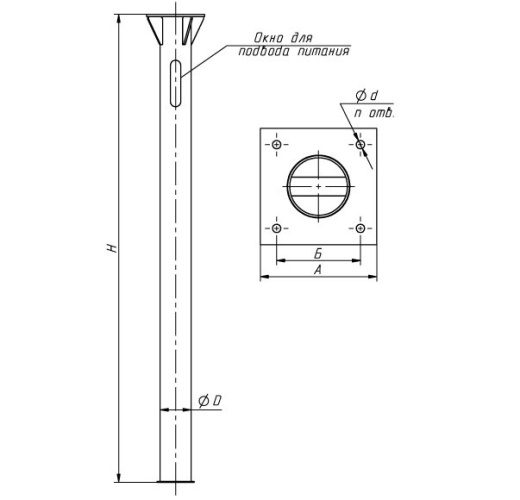 Закладная деталь фундамента ТАНС.31.014.000 (ЗФ-16/4/К140-1,0-б)