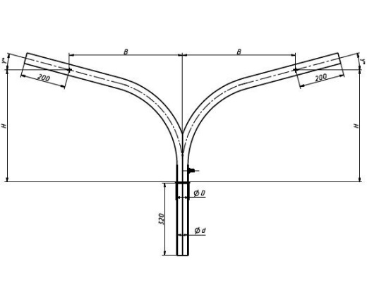 Кронштейн ТАНС.41.220.000 (1.К2-2,0-1,5-/180-Ф3-ц)