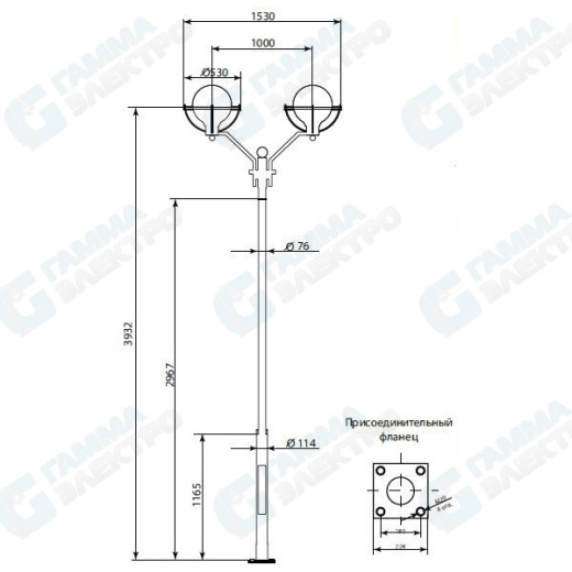 Опора ТАНС.14.028.000 (ОД-5-4,2-74 "Бол-5"-лк)