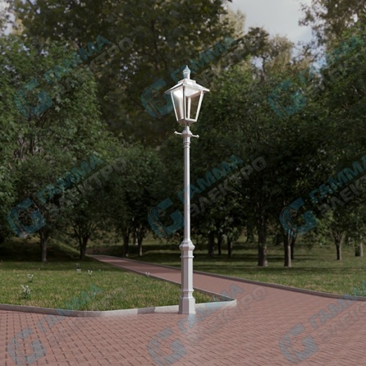 Опора декоративная с элементами чугунного литья "Вавилон" VAV32