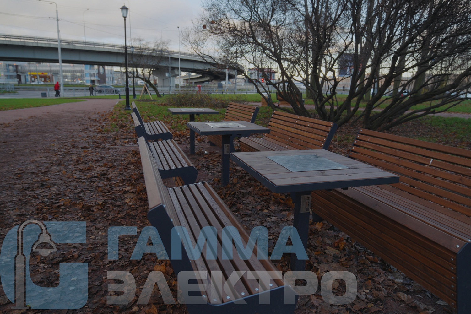 Освещение парка культуры и отдыха «Дёминский Сад»