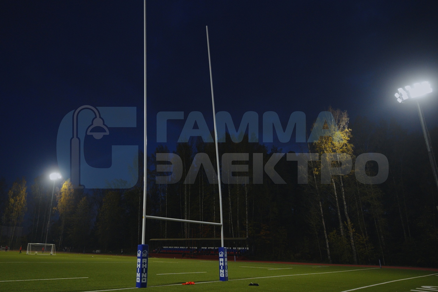 Освещение регбийных полей, п.Парголово