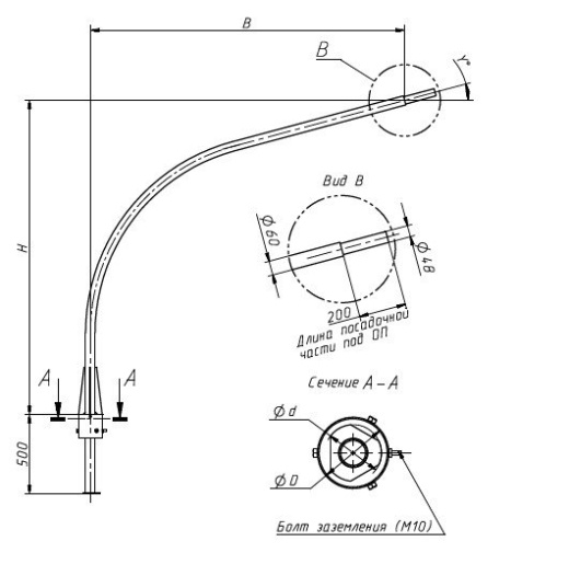 Кронштейн ТАНС.41.089.000 (1.К1-3,5-2,0-О3-ц)