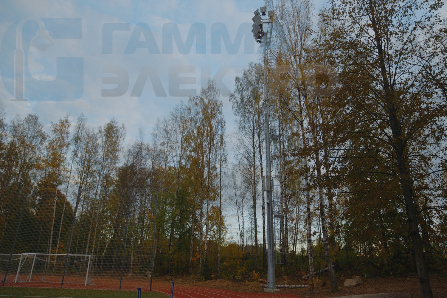 Освещение регбийных полей, п.Парголово