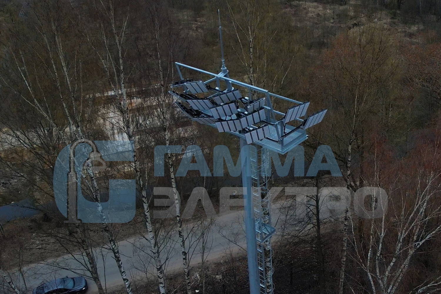 Освещение регбийных полей, п.Парголово