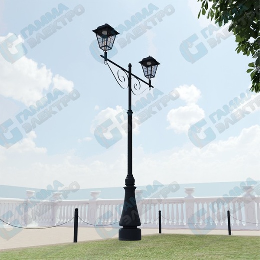 Опора декоративная с элементами чугунного литья "Валдай" VLD2 40