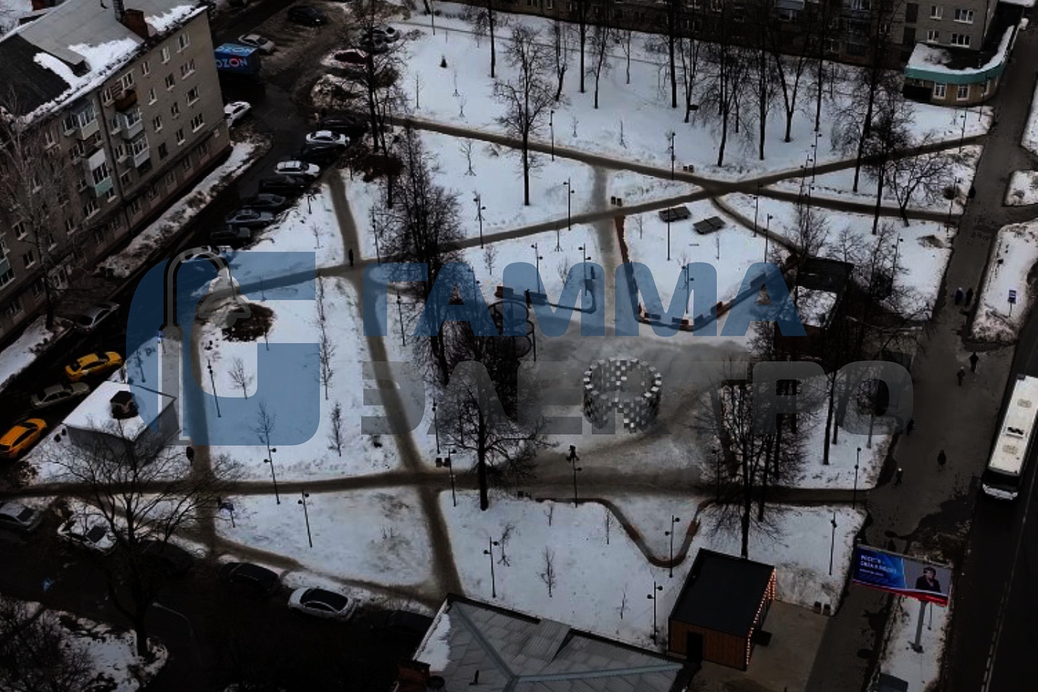 Электросталь, Наружное освещение сквера МФЦ