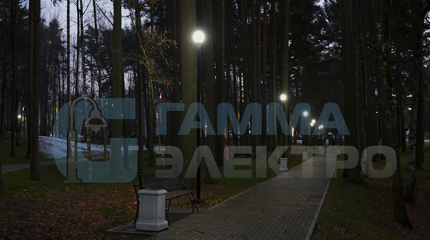 Обустройство сквера в Ленинградской области