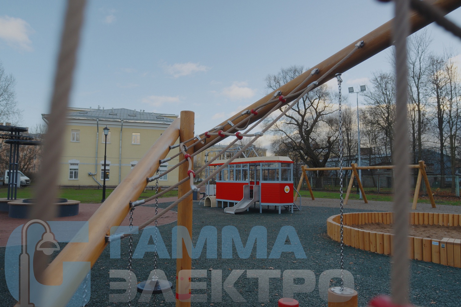 Освещение парка культуры и отдыха «Дёминский Сад»