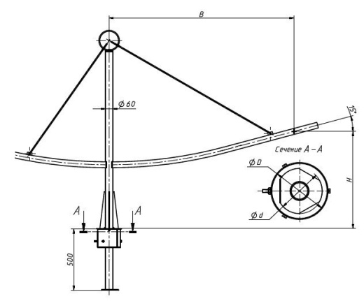 Кронштейн ТАНС.42.022.000 (4.К1-0,9-1,5-Ф3-ц)