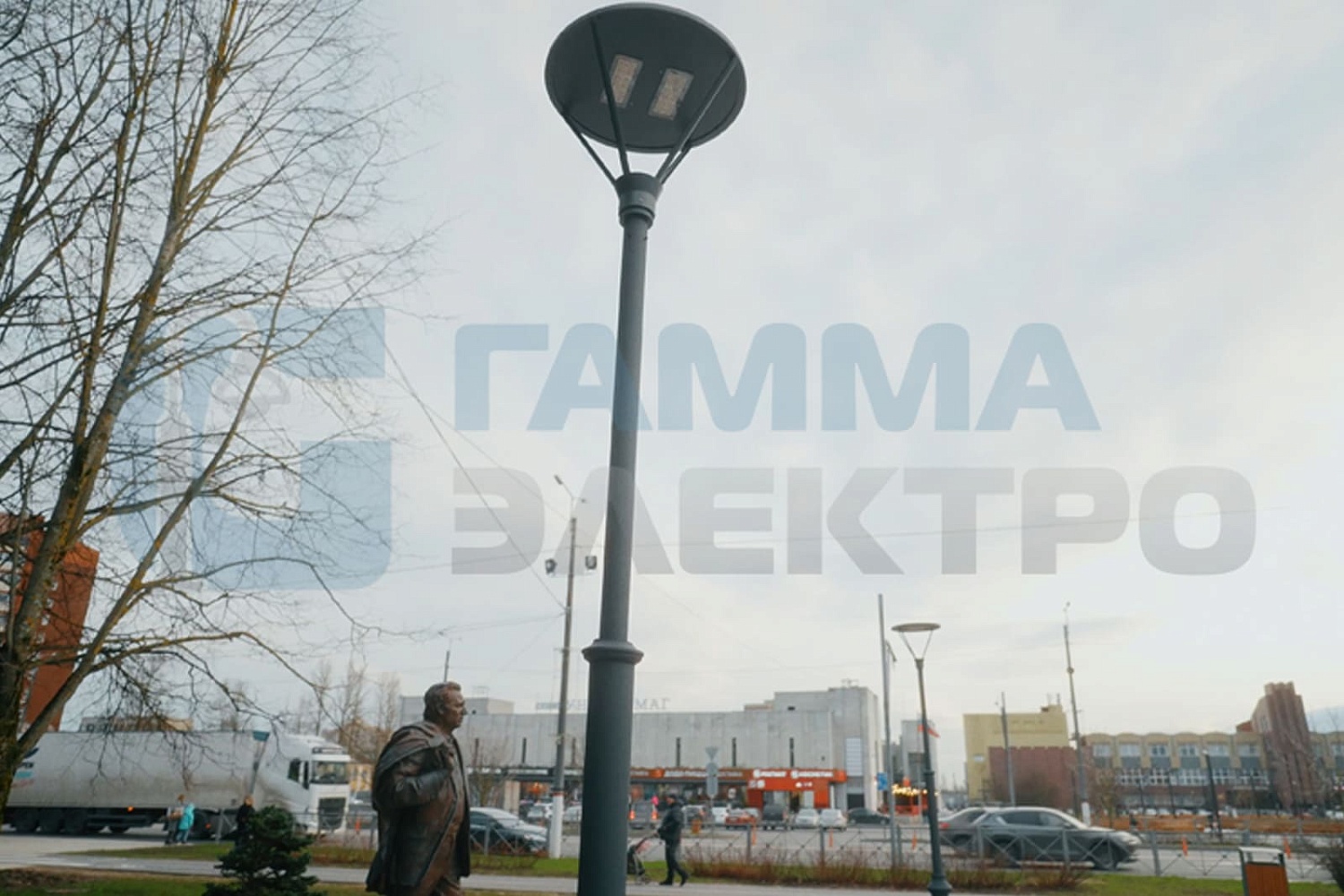 Тосно, освещение зон отдыха