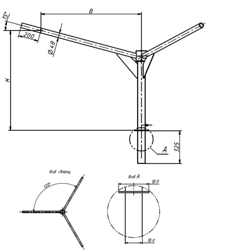 Кронштейн ТАНС.41.478.000 (2.К3-0,5-1,0-/120-Ф3-ц)