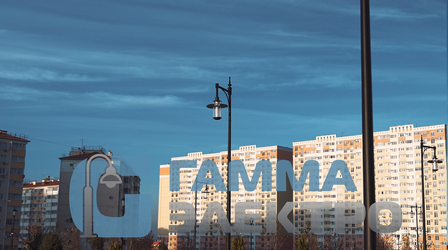 Освещение пространства "Императорский парк", Анапа