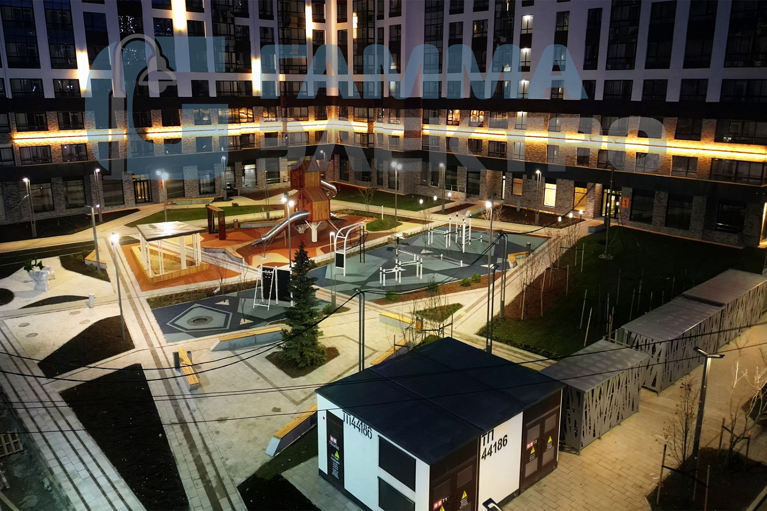 Проект освещения территории ЖК ВИДНЫЙ, Екатеринбург