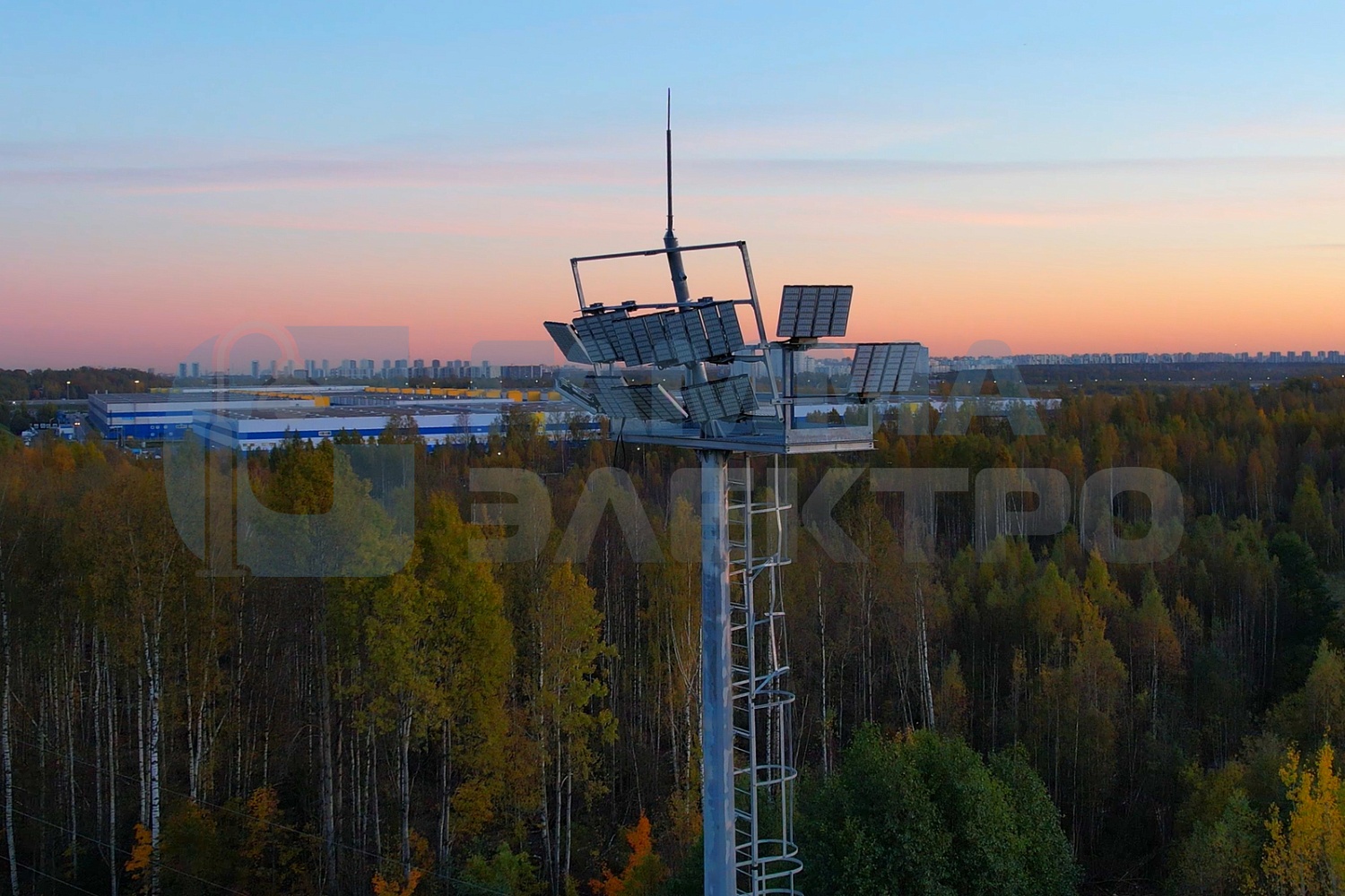 Освещение регбийных полей, п.Парголово