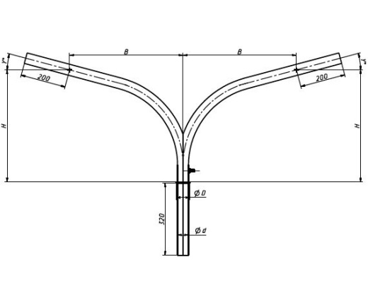 Кронштейн ТАНС.41.204.000 (1.К2-1,5-2,0-/180-Ф3-ц)