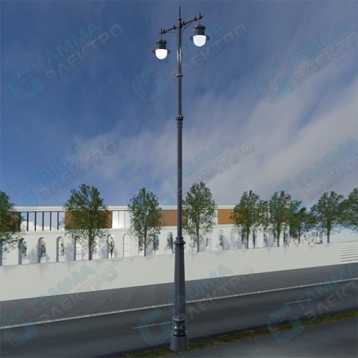 Опора декоративная с элементами чугунного литья "Балчуг" BAL2