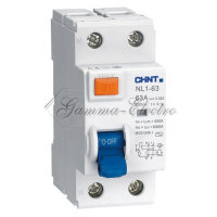 Выключатель дифференциального тока (УЗО) NL1-63 6kA 2P 40A 300mA тип AC (DB) (CHINT)