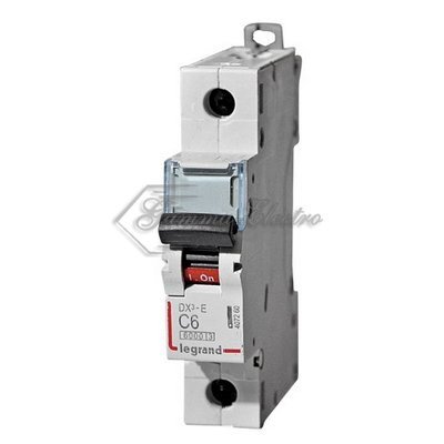 Выключатель автоматический однополюсный 10А C DX3-E 6кА