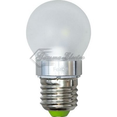 Лампа светодиодная LED 3.5вт Е27 теплая матовая шар