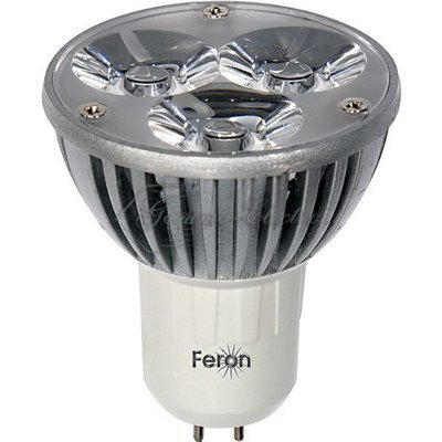 Лампа светодиодная с отражателем LED 3вт 230в G5.3 белая MR16