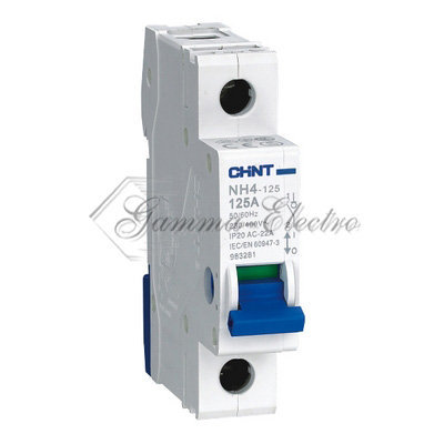 Выключатель нагрузки NH4 1P 100A (R) (CHINT)