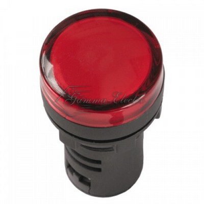 Лампа A22DS LED матрица 22мм красная 24В AC/DC