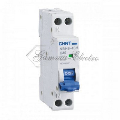 Автоматический выключатель NBH8-40 1P+N 16A 4.5kA х-ка C (CHINT)